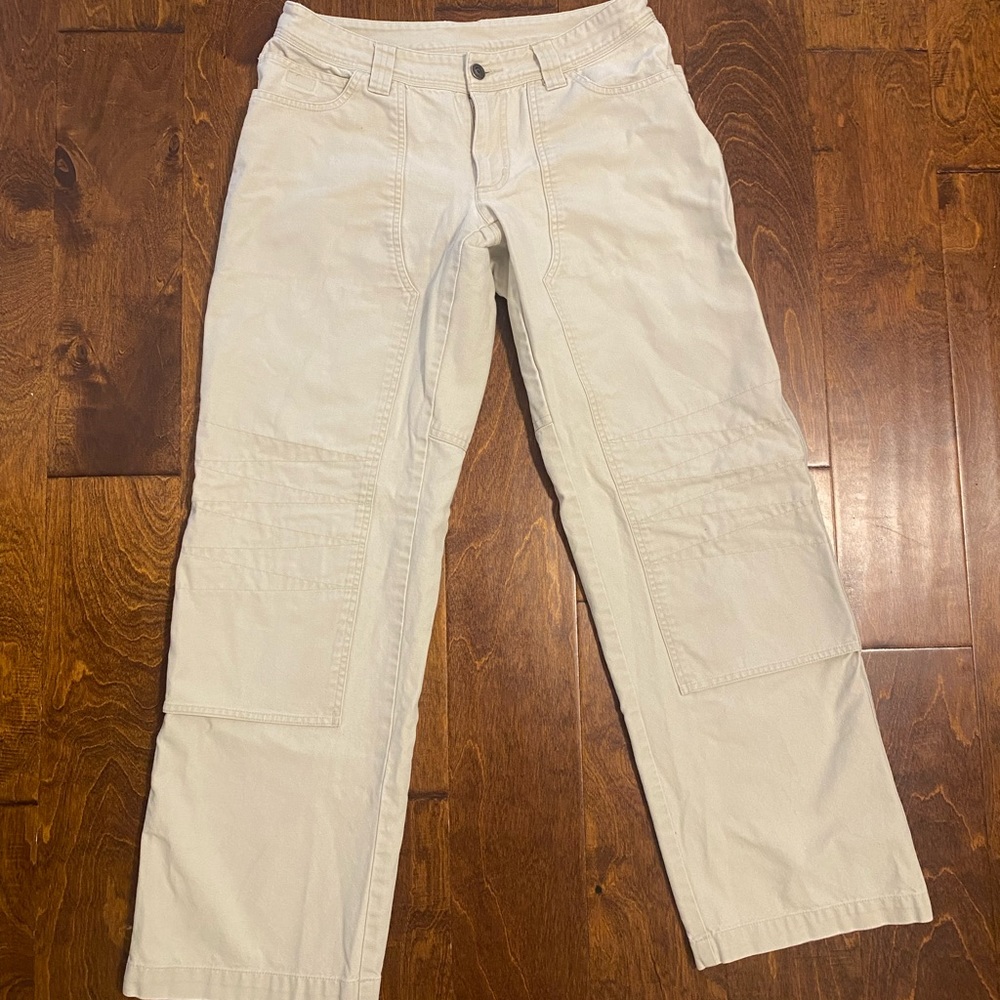 Vintage White Patagonia Cotton Workwear Pants Women’s 6